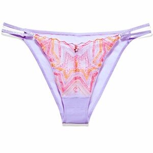 NWT Savage X Fenty Rihanna SHINING STAR LACE STRING BIKINI lingerie panty